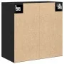 Armario de pared de roble negro - 60x30x60 cm by , Lockers and storage cabinets - Ref: Foro24-862799, Price: 64,34 €, Discoun...