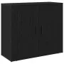 Sideboard Negro Roble 80x33x70 cm Madera Ingienierizada von , Sideboards - Ref: Foro24-862800, Preis: 84,53 €, Rabatt: -5%%