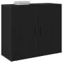 Sideboard Negro Roble 80x33x70 cm Madera Ingienierizada von , Sideboards - Ref: Foro24-862800, Preis: 84,53 €, Rabatt: -5%%