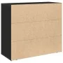 Sideboard Negro Roble 80x33x70 cm Madera Ingienierizada von , Sideboards - Ref: Foro24-862800, Preis: 84,53 €, Rabatt: -5%%