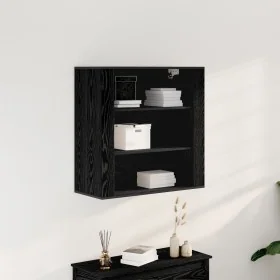 Comprar Armario de Pared Negro Roble 80x33x80 cm