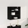 Armario de Pared Negro Roble 80x33x80 cm Madera Elaborada de , Armarios y almacenamiento - Ref: Foro24-862803, Precio: 69,93 ...