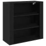 Armario de Pared Negro Roble 80x33x80 cm Madera Elaborada de , Armarios y almacenamiento - Ref: Foro24-862803, Precio: 69,93 ...