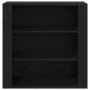 Armario de Pared Negro Roble 80x33x80 cm Madera Elaborada de , Armarios y almacenamiento - Ref: Foro24-862803, Precio: 69,93 ...