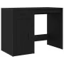 Escritorio Negro Roble 100x49x75 cm Madera Elaborada von , Schreibtische - Ref: Foro24-862804, Preis: 115,20 €, Rabatt: -5%%