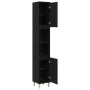Armario de baño Negro Roble 30x30x190 cm Madera elaborada von , Badezimmerwaschtische - Ref: Foro24-862805, Preis: 83,08 €, R...