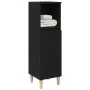 Armario de baño Negro Roble 30x30x100 cm Madera elaborada | Foro24.es | Tu tienda online para hogar, jardín y más Foro24.es