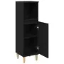 Armario de baño Negro Roble 30x30x100 cm Madera elaborada | Foro24.es | Tu tienda online para hogar, jardín y más Foro24.es