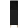 Armario de baño Negro Roble 30x30x100 cm Madera elaborada | Foro24.es | Tu tienda online para hogar, jardín y más Foro24.es