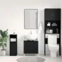 Mueble de lavabo Negro Roble 58x33x60 cm Madera elaborada von , Badezimmerwaschtische - Ref: Foro24-862809, Preis: 50,80 €, R...