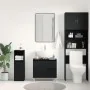 Gabinete de fregadero Madera de roble negra 65x33x60 cm Madera elaborada von , Badezimmerwaschtische - Ref: Foro24-862811, Pr...
