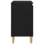Gabinete de fregadero Madera de roble negra 65x33x60 cm Madera elaborada von , Badezimmerwaschtische - Ref: Foro24-862811, Pr...