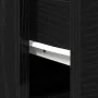 Gabinete de baño Roble negro Madera elaborada Mediano de , Tocadores de baño - Ref: Foro24-862812, Precio: 73,74 €, Descuento...