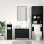 Gabinete para lavabo de baño negro roble 80x33x60 cm de madera by , bathroom vanities - Ref: Foro24-862814, Price: 97,68 €, D...