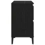 Gabinete para lavabo de baño negro roble 80x33x60 cm de madera by , bathroom vanities - Ref: Foro24-862814, Price: 97,68 €, D...