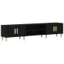 Mueble para TV Negro Roble 180x31,5x40 cm Madera Elaborada von , TV-Möbel - Ref: Foro24-862817, Preis: 105,25 €, Rabatt: -5%%
