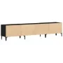 mueble de televisión Negro Roble 180x31,5x40 cm Madera elaborada von , TV-Möbel - Ref: Foro24-862818, Preis: 116,22 €, Rabatt...