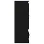 Altillo Negro Roble 36x35,5x103,5 cm Madera Elaborada by , Sideboards - Ref: Foro24-862819, Price: 66,54 €, Discount: -5%%