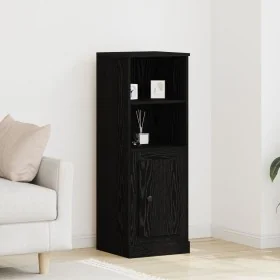 Gabinete Alto de Roble Negro 36x35.5x103.5 cm Madera MDF de , Aparadores - Ref: Foro24-862821, Precio: 63,92 €, Descuento: -5%%