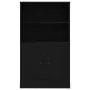 Mueble Alto Roble Negro 60x35.5x103.5 cm Madera Resistente by , Sideboards - Ref: Foro24-862820, Price: 83,96 €, Discount: -5%%