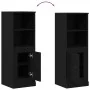 Gabinete Alto de Roble Negro 36x35.5x103.5 cm Madera MDF von , Sideboards - Ref: Foro24-862821, Preis: 63,92 €, Rabatt: -5%%