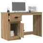 Escritorio con Almacenaje Roble Artesanal 50x115x75 cm Madera Elaborada by , Desks - Ref: Foro24-862823, Price: 98,88 €, Disc...