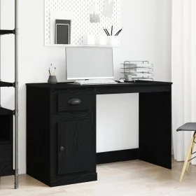 Escritorio con almacenamiento roble negro