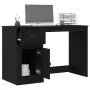 Escritorio con almacenamiento roble negro 50x115x75 cm madera aglomerada | Foro24.es | Tu tienda online para hogar, jardín y más Foro24.es