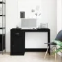 Escritorio con almacenamiento roble negro 50x115x75 cm madera aglomerada | Foro24.es | Tu tienda online para hogar, jardín y más Foro24.es