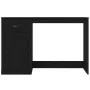Escritorio con almacenamiento roble negro 50x115x75 cm madera aglomerada | Foro24.es | Tu tienda online para hogar, jardín y más Foro24.es