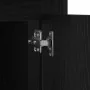 Escritorio con almacenamiento roble negro 50x115x75 cm madera aglomerada | Foro24.es | Tu tienda online para hogar, jardín y más Foro24.es
