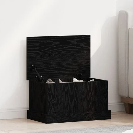 Caja de almacenamiento Negro Roble 50x30x28 cm Madera elaborada | Foro24.es | Tu tienda online para hogar, jardín y más Foro24.es