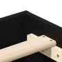 Estructura de Cama 90x190 cm Madera de Roble Negra | Foro24.es | Tu tienda online para hogar, jardín y más Foro24.es