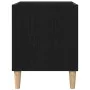 Cabinet de discos Negro Roble 84,5x38x48 cm Madera elaborada | Foro24.es | Tu tienda online para hogar, jardín y más Foro24.es