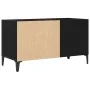 Armario de Discos Negro Roble 84,5x38x48 cm Madera Elaborada | Foro24.es | Tu tienda online para hogar, jardín y más Foro24.es