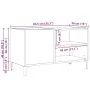 Armario de Discos Negro Roble 84,5x38x48 cm Madera Elaborada | Foro24.es | Tu tienda online para hogar, jardín y más Foro24.es