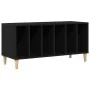 Gabinete de discos Negro Roble 100x38x48 cm Madera elaborada by , Closets and storage - Ref: Foro24-862868, Price: 87,02 €, D...