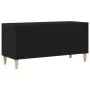 Gabinete de discos Negro Roble 100x38x48 cm Madera elaborada by , Closets and storage - Ref: Foro24-862868, Price: 87,02 €, D...