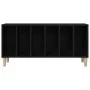 Gabinete de discos Negro Roble 100x38x48 cm Madera elaborada by , Closets and storage - Ref: Foro24-862868, Price: 87,02 €, D...
