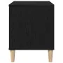 Gabinete de discos Negro Roble 100x38x48 cm Madera elaborada by , Closets and storage - Ref: Foro24-862868, Price: 87,02 €, D...
