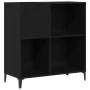 Armario de discos Negro Roble 84,5x38x89 cm Madera elaborada | Foro24.es | Tu tienda online para hogar, jardín y más Foro24.es