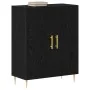 Aparador Negro Roble 69,5x34x90 cm Madera Ingenierizada by , Sideboards - Ref: Foro24-862872, Price: 88,02 €, Discount: -5%%