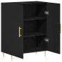 Aparador Negro Roble 69,5x34x90 cm Madera Ingenierizada by , Sideboards - Ref: Foro24-862872, Price: 88,02 €, Discount: -5%%