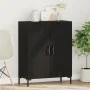 Aparador Negro de Roble 69,5x34x90 cm de Madera Ingenierizada by , Sideboards - Ref: Foro24-862874, Price: 92,02 €, Discount:...