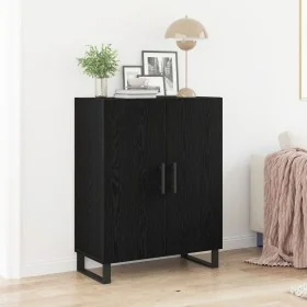 Aparador Negro de Roble 69,5x34x90 cm de Madera Elaborada von , Sideboards - Ref: Foro24-862875, Preis: 91,10 €, Rabatt: -5%%
