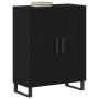 Aparador Negro de Roble 69,5x34x90 cm de Madera Elaborada von , Sideboards - Ref: Foro24-862875, Preis: 91,46 €, Rabatt: -5%%