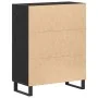 Aparador Negro de Roble 69,5x34x90 cm de Madera Elaborada von , Sideboards - Ref: Foro24-862875, Preis: 91,46 €, Rabatt: -5%%