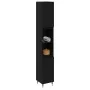 Armario de baño Negro Roble 30x30x190 cm Madera de ingeniería by , Bathroom furniture - Ref: Foro24-862881, Price: 89,26 €, D...