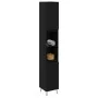 Armario de Baño Negro Roble 30x30x190 cm Madera Ingenierizada de , Muebles de baño - Ref: Foro24-862882, Precio: 87,52 €, Des...