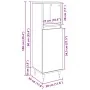 Cabinet de Baño Negro Roble 30x30x100 cm Madera Ingenierizada | Foro24.es | Tu tienda online para hogar, jardín y más Foro24.es